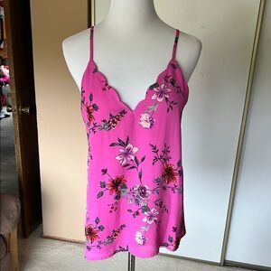 Floral Pink Women's Top. Size S